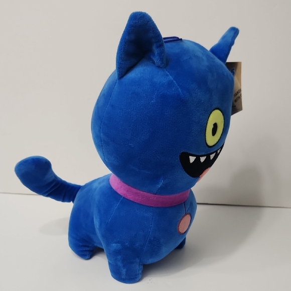 Blue and Purple Stuffed Animal with Playful Monster Design - Picture 3 of 8